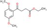 ethyl 4-(2,5-dimethoxyphenyl)-4-oxo-butanoate