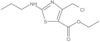 Ethyl 4-(chloromethyl)-2-(propylamino)-5-thiazolecarboxylate