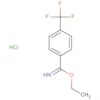 Benzenecarboximidic acid, 4-(trifluoromethyl)-, ethyl ester,hydrochloride