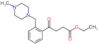 ethyl 4-[2-[(4-methylpiperazin-1-yl)methyl]phenyl]-4-oxo-butanoate