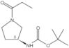 1,1-Dimethylethyl N-[(3S)-1-(1-oxopropyl)-3-pyrrolidinyl]carbamate