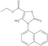 Ethyl 4-amino-2,3-dihydro-3-(1-naphthalenyl)-2-thioxo-5-thiazolecarboxylate