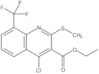 Ethyl 4-chloro-2-(methylthio)-8-(trifluoromethyl)-3-quinolinecarboxylate