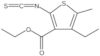 Ethyl 4-ethyl-2-isothiocyanato-5-methyl-3-thiophenecarboxylate