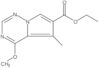 Pyrrolo[2,1-f][1,2,4]triazine-6-carboxylic acid, 4-methoxy-5-methyl-, ethyl ester