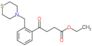 ethyl 4-oxo-4-[2-(thiomorpholinomethyl)phenyl]butanoate