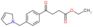 ethyl 4-[4-(2,5-dihydropyrrol-1-ylmethyl)phenyl]-4-oxo-butanoate