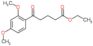 ethyl 5-(2,4-dimethoxyphenyl)-5-oxo-pentanoate