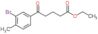 Ethyl 3-bromo-4-methyl-δ-oxobenzenepentanoate