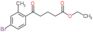 ethyl 5-(4-bromo-2-methyl-phenyl)-5-oxo-pentanoate