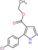 ethyl 5-(4-chlorophenyl)-1H-pyrazole-4-carboxylate