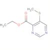 4-Pyrimidinecarboxylic acid, 5-(methylthio)-, ethyl ester