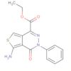 Thieno[3,4-d]pyridazine-1-carboxylic acid,5-amino-3,4-dihydro-4-oxo-3-phenyl-, ethyl ester