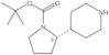 1,1-Dimethylethyl (2S)-2-(4-piperidinyl)-1-pyrrolidinecarboxylate