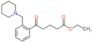 Ethyl δ-oxo-2-(1-piperidinylmethyl)benzenepentanoate