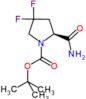 tert-butyl (2S)-2-carbamoyl-4,4-difluoro-pyrrolidine-1-carboxylate