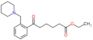 Ethyl ε-oxo-2-(1-piperidinylmethyl)benzenehexanoate