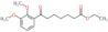 Ethyl 2,3-dimethoxy-ζ-oxobenzeneheptanoate