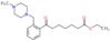 Ethyl 2-[(4-methyl-1-piperazinyl)methyl]-ζ-oxobenzeneheptanoate