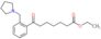 Ethyl ζ-oxo-2-(1-pyrrolidinylmethyl)benzeneheptanoate