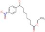 Ethyl 4-nitro-η-oxobenzeneoctanoate