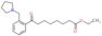 Ethyl η-oxo-2-(1-pyrrolidinylmethyl)benzeneoctanoate