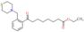 Ethyl η-oxo-2-(4-thiomorpholinylmethyl)benzeneoctanoate