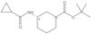 1,1-Dimethylethyl (3S)-3-[(cyclopropylcarbonyl)amino]-1-piperidinecarboxylate