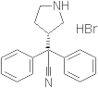 3-Pyrrolidineacetonitrile, α,α-diphenyl-, hydrobromide (1:1), (3S)-