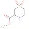 3-Thiomorpholinecarboxylic acid, methyl ester, 1,1-dioxide