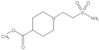 Metil 1-[2-(aminosulfonil)etil]-4-piperidinocarboxilato