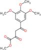 methyl 2,4-dioxo-4-(3,4,5-trimethoxyphenyl)butanoate