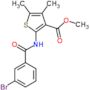 methyl 2-[(3-bromobenzoyl)amino]-4,5-dimethylthiophene-3-carboxylate