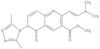 Methyl 2-[2-(dimethylamino)ethenyl]-6-(3,5-dimethyl-4H-1,2,4-triazol-4-yl)-5,6-dihydro-5-oxo-1,6-naphthyridine-3-carboxylate