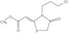 Methyl 2-[3-(3-chloropropyl)-4-oxo-2-thiazolidinylidene]acetate