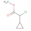 Cyclopropaneacetic acid, a-chloro-, methyl ester