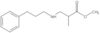 Methyl 2-methyl-3-[(3-phenylpropyl)amino]propanoate