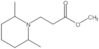 Methyl 2,6-dimethyl-1-piperidinepropanoate