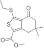 methyl 3-(ethylthio)-6,6-dimethyl-4-oxo-4,5,6,7-tetrahydrobenzo[c]thiophene-1-carboxylate