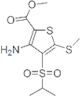 methyl 3-amino-4-(isopropylsulfonyl)-5-(methylthio)thiophene-2-carboxylate