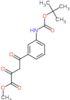 methyl 4-[3-(tert-butoxycarbonylamino)phenyl]-2,4-dioxo-butanoate