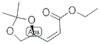 ethyl-(S)-(Z)-4,5-O-isopropylidene 4,5-dihydroxypent-2-enoate