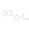 3-Isoxazolecarboxylic acid, 5-(1,3-benzodioxol-5-yl)-, methyl ester