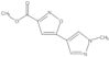 Methyl 5-(1-methyl-1H-pyrazol-4-yl)-3-isoxazolecarboxylate