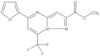 Methyl 5-(2-furanyl)-7-(trifluoromethyl)pyrazolo[1,5-a]pyrimidine-2-carboxylate