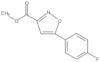 3-Isoxazolecarboxylic acid, 5-(4-fluorophenyl)-, methyl ester