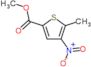 2-Thiophenecarboxylic acid, 5-methyl-4-nitro-, methyl ester