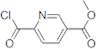 3-Pyridinecarboxylicacid,6-(chlorocarbonyl)-,methylester(9CI)