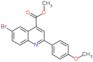 methyl 6-bromo-2-(4-methoxyphenyl)quinoline-4-carboxylate