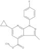 Methyl 6-cyclopropyl-1-(4-fluorophenyl)-3-methyl-1H-pyrazolo[3,4-b]pyridine-4-carboxylate